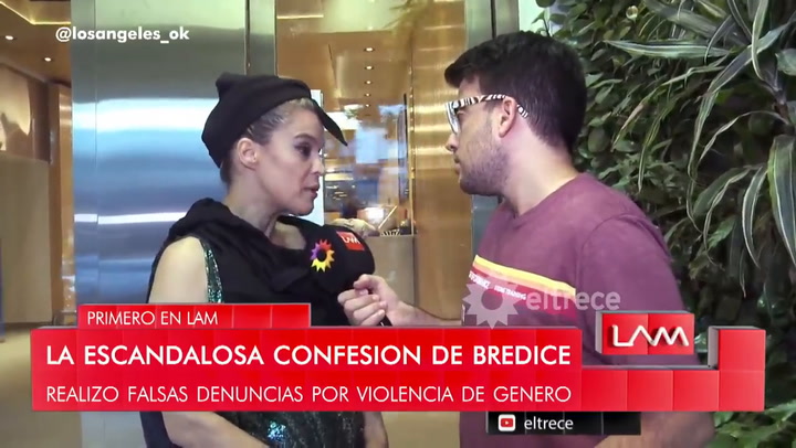 Leticia Brédice confesó que la denuncia la hizo borracha - fuente: eltrece