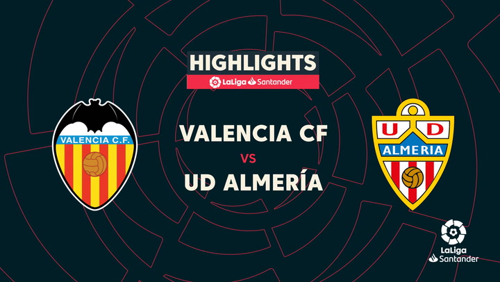 LaLiga (J18): Resumen y goles del Valencia 2-2 Almería
