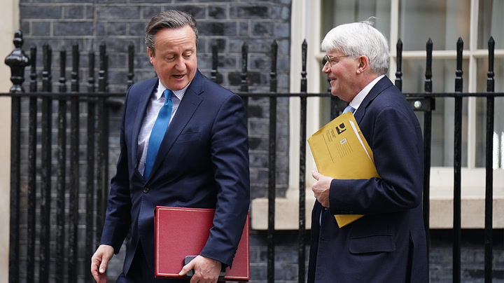 Ministers arrive in Downing Street for Cabinet meeting as chancellor prepares to deliver Budget