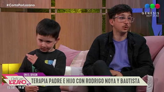 El hijo de Rodrigo Noya lo mandó al frente y reveló que el actor se pelea mucho con su ex
