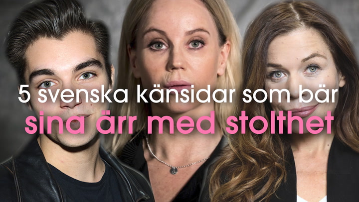 5 svenska kändisar som bär sina ärr med stolthet