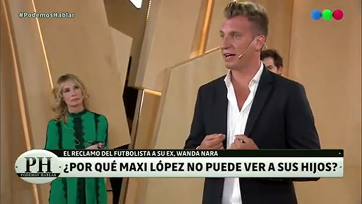 Maxi López reveló la interna con Wanda por sus hijos en #PodemosHablar - Fuente: telefe