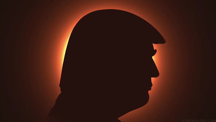 Donald Trump shares bizarre eclipse campaign advert