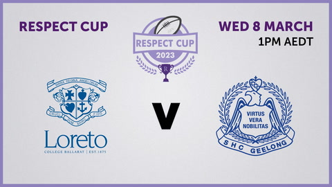 8 March - 2023 Respect Cup - Loreto v Sacred Heart