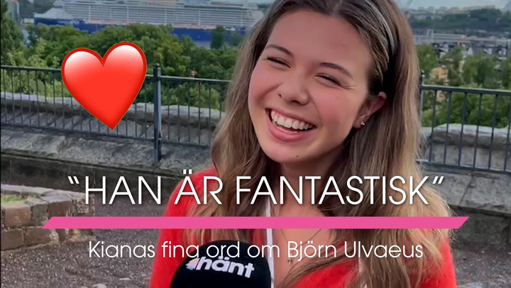 Kiana om när hon jobbade ihop med Björn Ulvaeus: "Han är fantastisk"