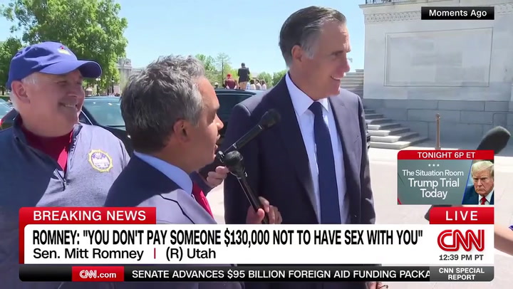 Romney: My Assessment of Trump’s Character Is 'You Don’t Pay Someone $130,000 Not to Have Sex with You'