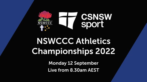 12 September - NSWCCC Athletics Championships
