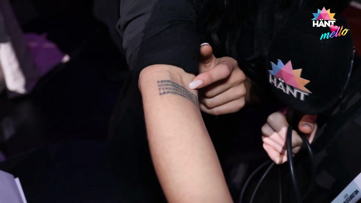 Det betyder Loreens dolda tatuering: "Kommer täcka hela armen"