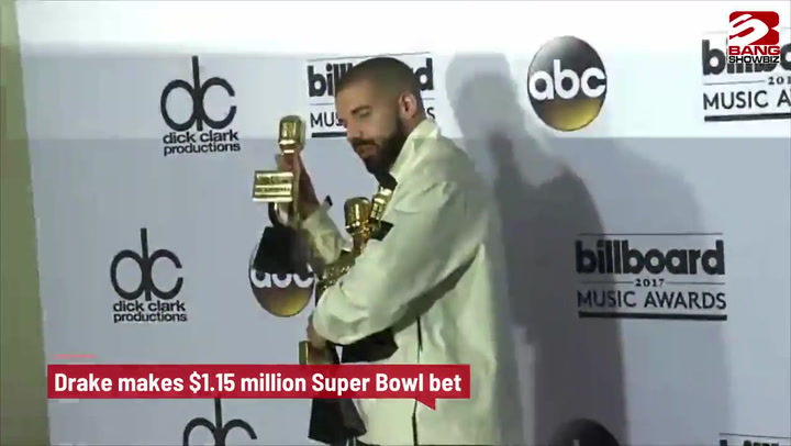 Drake has made a $1.15 million Super Bowl bet