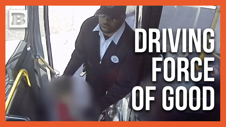 Guardian Angel: Bus Driver Saves Child Running into Traffic on 