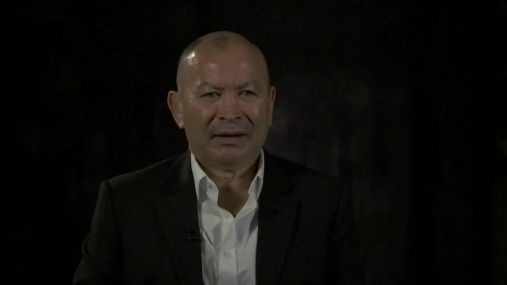 Eddie Jones reacts to Rugby World Cup draw