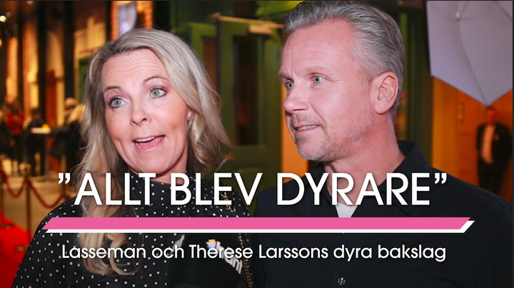 Lars "Lasseman" Larsson och Therese Larssons dyra bakslag – under husrenoveringen