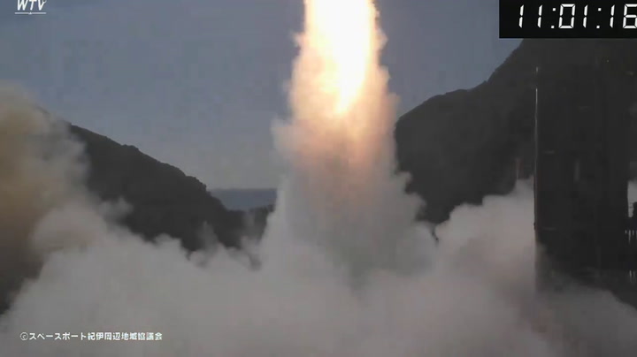 La explosión del Cohete Kairos en Japón (1)