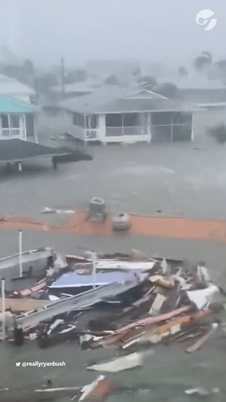 Huracán Ian: impresionantes imágenes de Naples