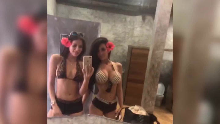Chloe Khan shows off eye-popping underboob as she almost flashes nipples in  dangerously small bikini - Mirror Online