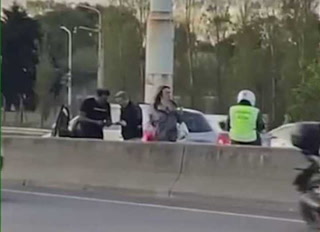 Lizy Tagliani sufrió un choque en cadena en la Autopista Buenos Aires-La Plata