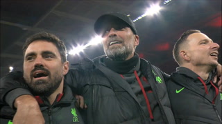 Liverpool team sing ‘You’ll Never Walk Alone’ after Carabao Cup win