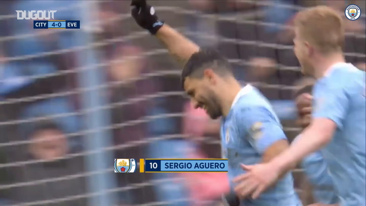 Agüero scores twice in final Premier League match