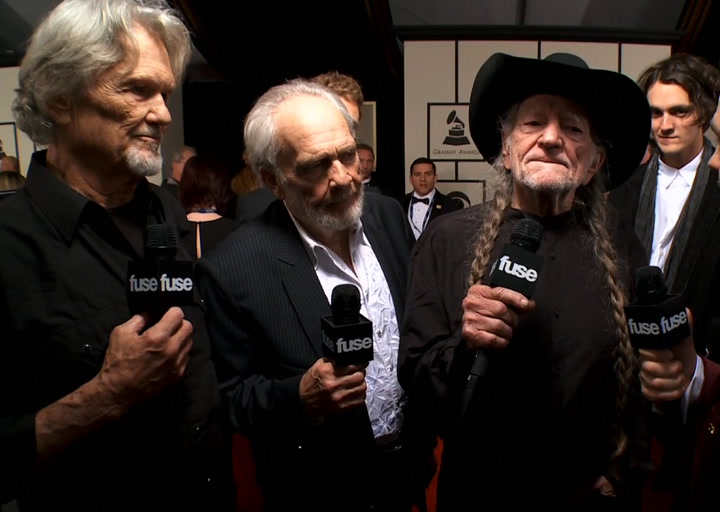Shows: Grammys 2014: Willie Nelson, Kris Kristofferson and Merle Haggard Reunite at GRAMMYs