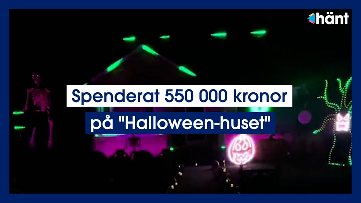 Spenderat 550 000 kronor på "Halloween-huset"