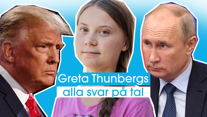 Greta Thunbergs svar på tal mot världsledarna