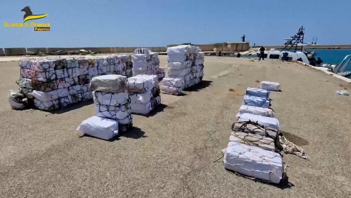 Police seize £730 million worth of cocaine in Italy's biggest drug bust