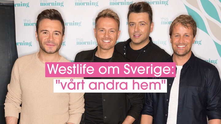 Westlife om Sverige: "vårt andra hem"