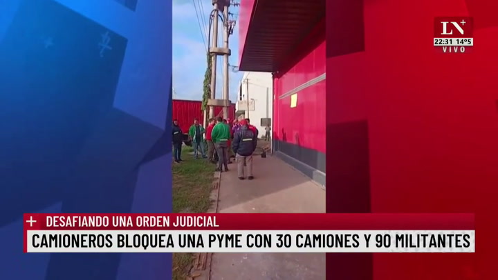 Matías Morante, dueño de la Pyme bloqueada por Moyano: 'Ganaron, nos fundieron, no podemos seguir'