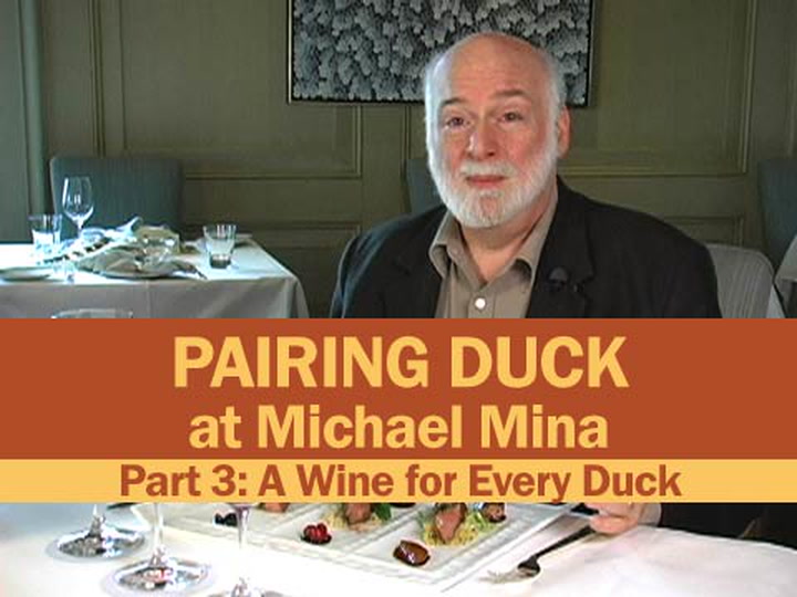 Pairing Mina, 3: A Wine for Every Duck