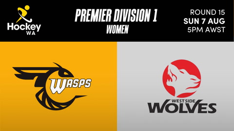5 August - Hockey WA PL Women - R15 - WASPS v Westside Wolves