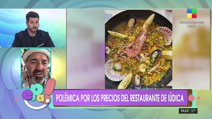 Mariano Iúdica respondió a las críticas por los precios de su restaurante en la Costa