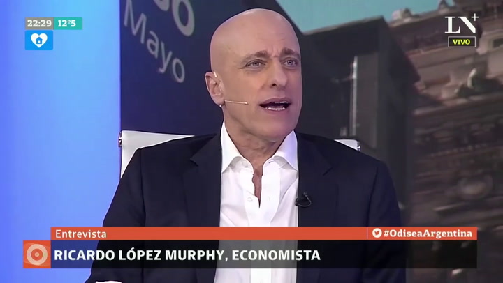 Entrevista a Ricardo López Murphy, economista