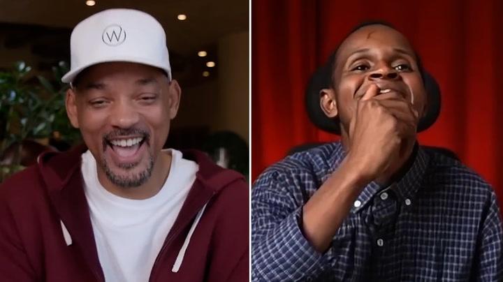 Will Smith surprises student who cycled across seven countries to attend university