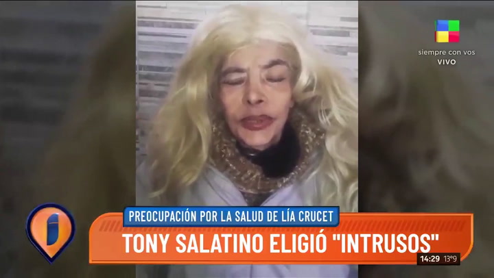 Tony Salatino, pareja de Lía Crucet habla de la demencia senil que padece - Fuente: América TV