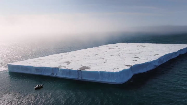 World's largest ‘feta cheese’ iceberg discovered in Greenland