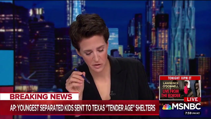 La presentadora de TV que lloró por la política de Trump en la frontera – Fuente: Twitter