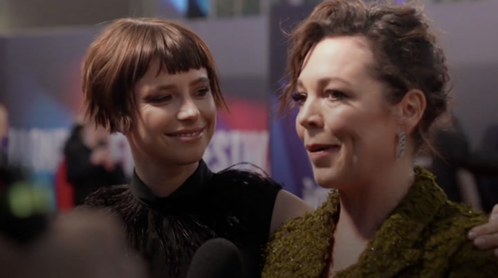 Jessie Buckley calls co-star Olivia Colman 'the naughtiest person' on set