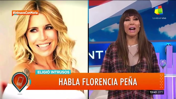 Florencia Peña confirmó que tiene una relación abierta con su pareja - Fuente: América TV