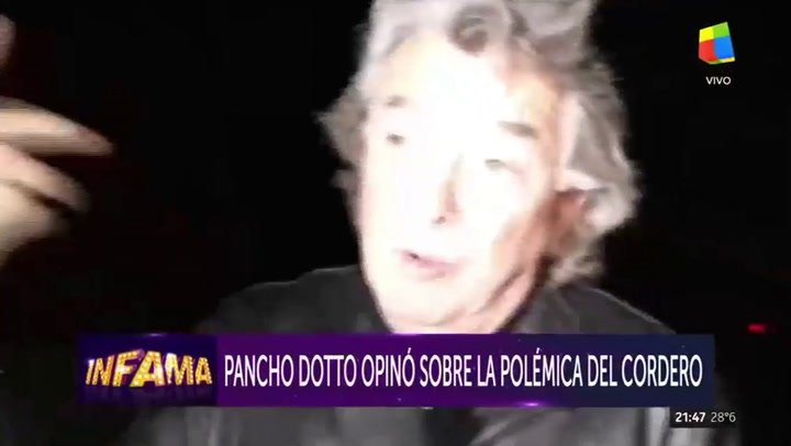 Pancho Dotto opinó sobre el cordero - Fuente: América TV