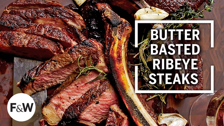 Butter-Basted Rib Eye Steak Recipe