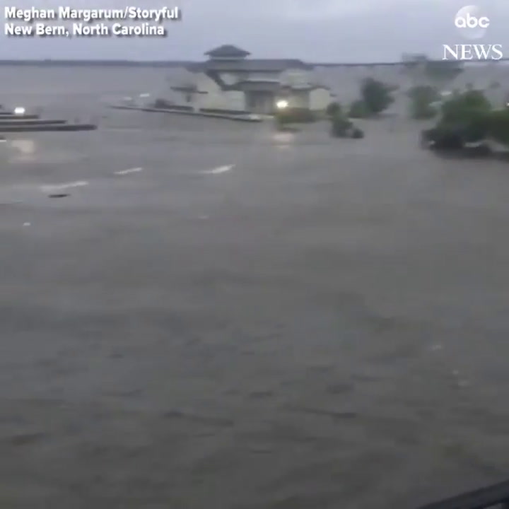 Inundación total en Carolina del Norte - Fuente: ABC News