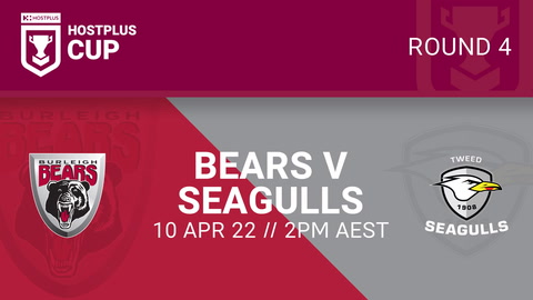 10 April - HPC Round 4 - Burleigh Bears v Tweed Seagulls