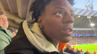 Watch: YouTuber iShowSpeed ordered to stop filming at Man City game