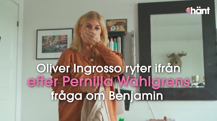 Oliver Ingrosso ryter ifrån efter Pernilla Wahlgrens fråga om Benjamin
