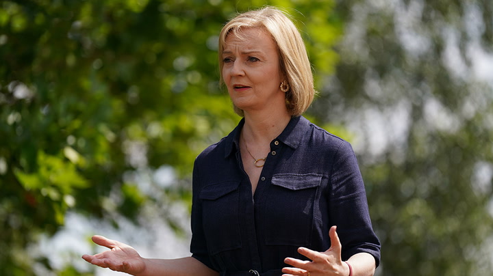Liz Truss says continuing on same economic path could lead to a recession