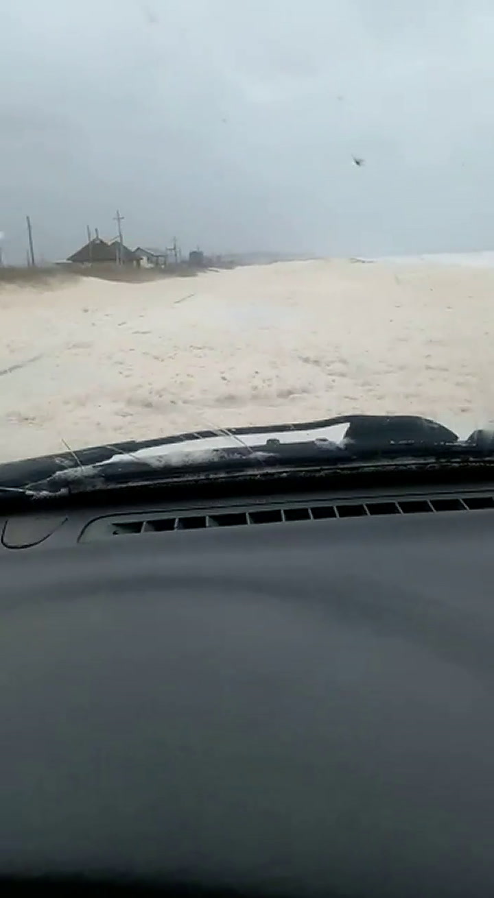 Ciclón en las costas uruguayas
