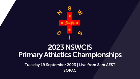 NSWCIS Primary Athletics - Live 19 September