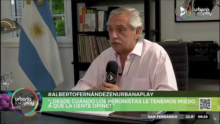 Alberto Fernández, sobre la interna en el Gobierno: "Yo sé con quién puedo gobernar y con quién no"