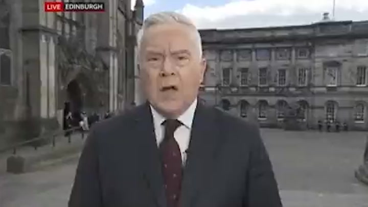 Huw Edwards' last BBC appearance before announcing resignation