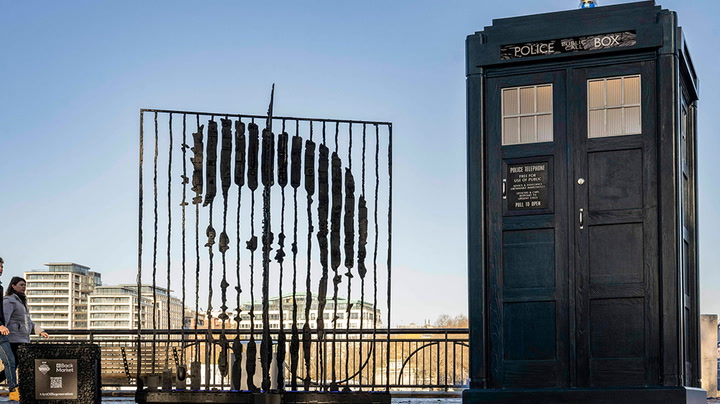 New Doctor Who sculpture celebrates David Tennant and Ncuti Gatwa on show's 60th anniversary